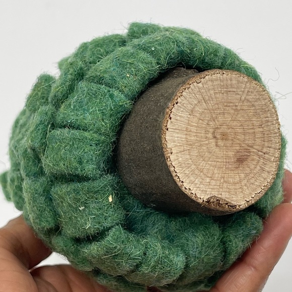 Mini Christmas Tree Tabletop Decor DIY Crafts Faux Holiday Decorative LED Lights - Picture 8 of 11